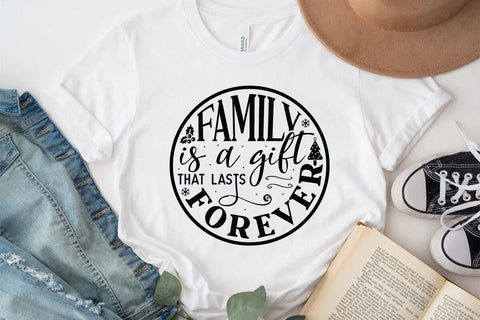Family is a gift that lasts forever SVG Angelina750 