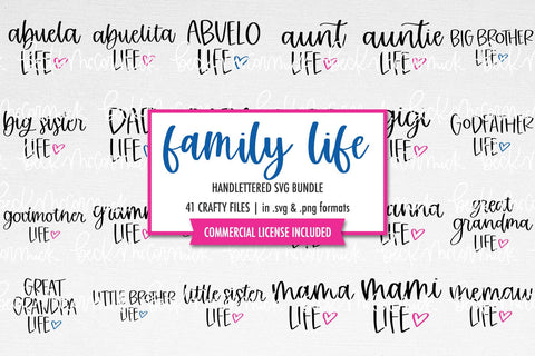 Family Life SVG Bundle SVG Beck McCormick 