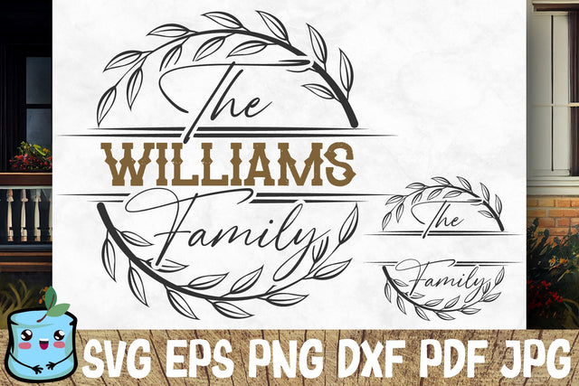 Family Monogram 1 SVG MintyMarshmallows 