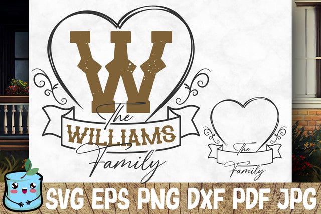 Family Monogram 12 SVG MintyMarshmallows 