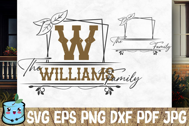 Family Monogram 9 SVG MintyMarshmallows 