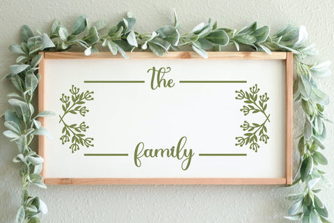 Family Monogram SVG Cut File Farmhouse split Monogram SVG SVG zoellartz 
