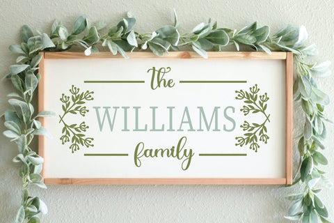 Family Monogram SVG Cut File Farmhouse split Monogram SVG SVG zoellartz 