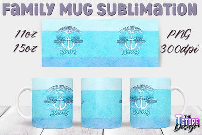 Family Mug Sublimation | 11 Oz 15 Oz Mug Sublimation | PNG File v.1 Sublimation The T Store Design 