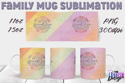 Family Mug Sublimation | 11 Oz 15 Oz Mug Sublimation | PNG File v.1 Sublimation The T Store Design 