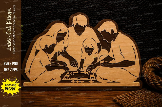 Family Prayer Together Laser Cut SVG Design SVG Regulrcrative 