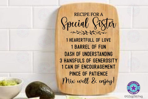 Family Recipe SVG Bundle, Cutting Board SVG FiveStarCrafting 