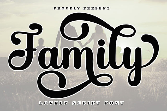 Family Script Font muhammadzeky 
