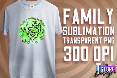 Family Sublimation | T-Shirt PNG Design | Family PNG Design v.2 Sublimation The T Store Design 