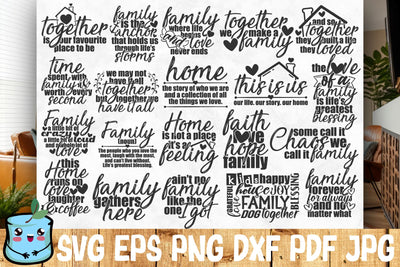 Family SVG Bundle SVG MintyMarshmallows 