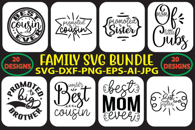FAMILY-SVG-BUNDLE SVG Syaman 