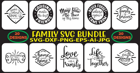 FAMILY-SVG-BUNDLE SVG Syaman 
