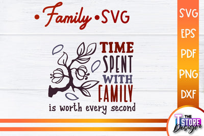 Family SVG | Family Quotes Design | Print SVG v.2 SVG The T Store Design 