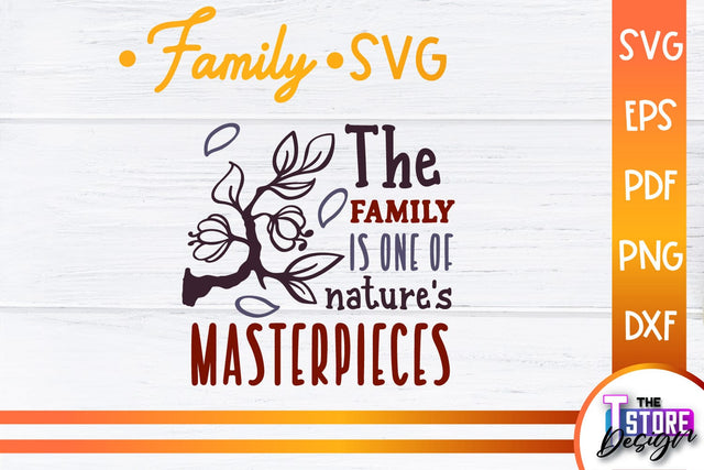 Family SVG | Family Quotes Design | Print SVG v.2 SVG The T Store Design 
