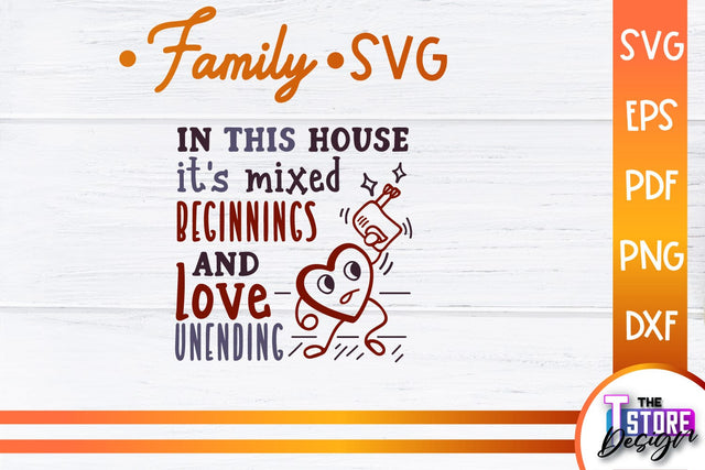 Family SVG | Family Quotes Design | Print SVG v.2 SVG The T Store Design 