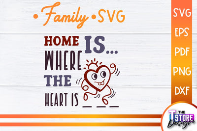 Family SVG | Family Quotes Design | Print SVG v.2 SVG The T Store Design 