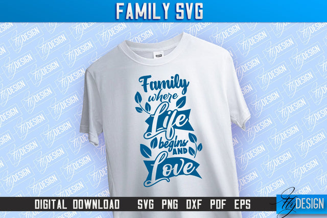 Family SVG | Family Quotes SVG Design | Family Sign | Print SVG SVG Fly Design 