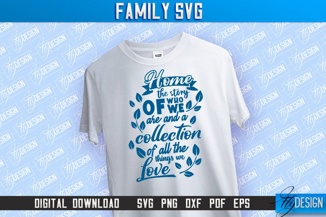 Family SVG | Family Quotes SVG Design | Family Sign | Print SVG SVG Fly Design 