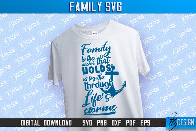 Family SVG | Family Quotes SVG Design | Family Sign | Print SVG SVG Fly Design 