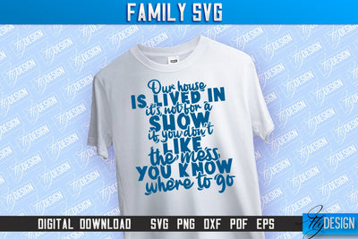 Family SVG | Family Quotes SVG Design | Family Sign | Print SVG SVG Fly Design 