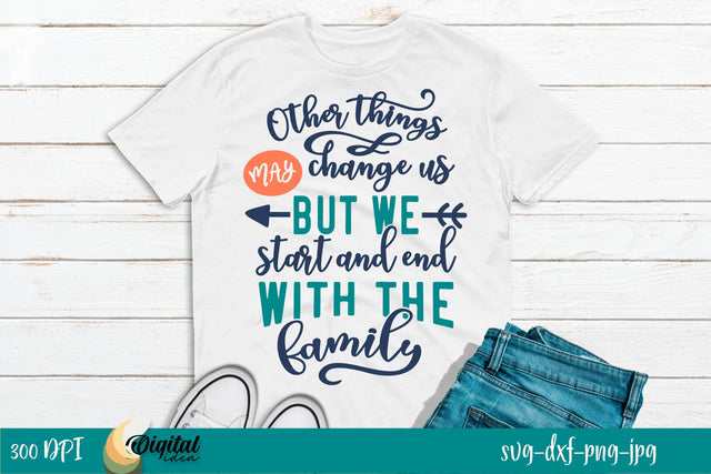 Family SVG. T-Shirt Design. Family Quote SVG SVG Evgenyia Guschina 
