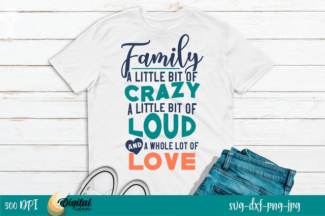 Family SVG. T-Shirt Design. Family Quote SVG SVG Evgenyia Guschina 