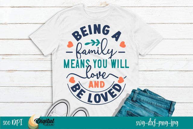 Family SVG. T-Shirt Design. Family Quote SVG SVG Evgenyia Guschina 
