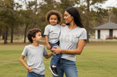 Family t-shirt mockup design Mock Up Photo Regulrcrative 