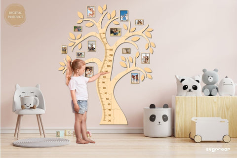 Family Tree Height Chart Laser Cut SVG SvgOcean 