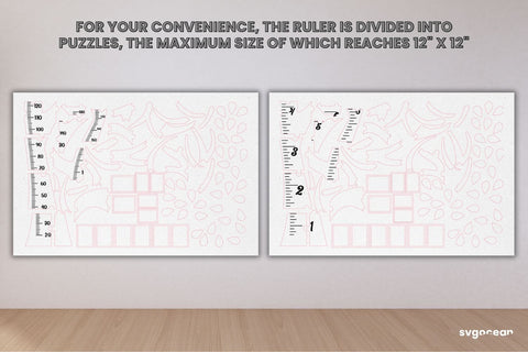 Family Tree Height Chart Laser Cut SVG SvgOcean 