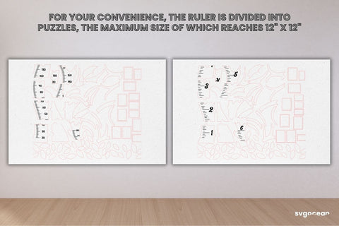 Family Tree Height Chart Laser Cut SVG SvgOcean 