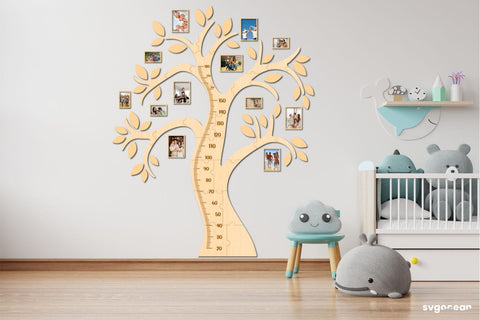 Family Tree Height Chart Laser Cut SVG SvgOcean 