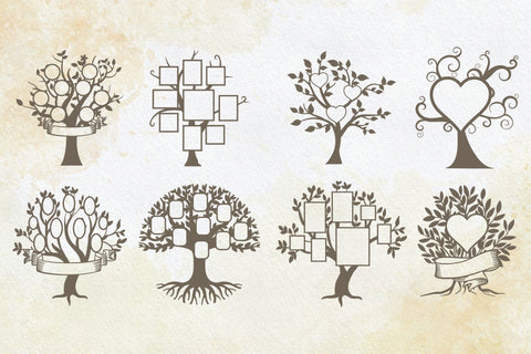 Family tree svg cut files SVG DIYCUTTINGFILES 