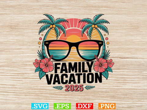 Family Vacation 2025 Shirt Shirt, Beaches Love Me Svg, Family Vacation Svg SVG Creativeart88 