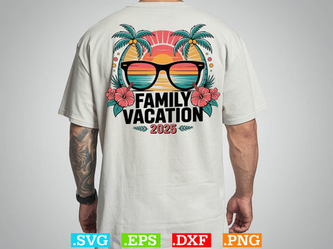 Family Vacation 2025 Shirt Shirt, Beaches Love Me Svg, Family Vacation Svg SVG Creativeart88 