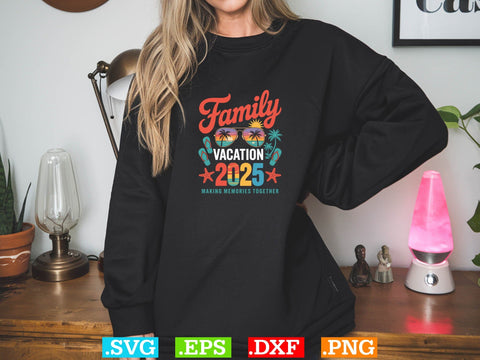 Family Vacation 2025 Shirt Shirt, Beaches Love Me Svg, Family Vacation Svg SVG Creativeart88 