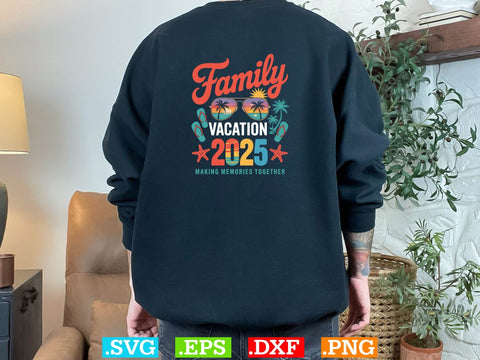 Family Vacation 2025 Shirt Shirt, Beaches Love Me Svg, Family Vacation Svg SVG Creativeart88 