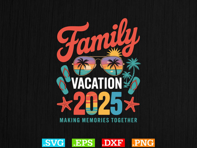Family Vacation 2025 Shirt Shirt, Beaches Love Me Svg, Family Vacation Svg SVG Creativeart88 