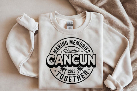 Family Vacation 2026 SVG PNG: Ready Or Not Cancun Trip SVG DesignDestine 