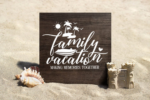 Family Vacation SVG I Travel SVG I Vacation SVG Cut File SVG Happy Printables Club 