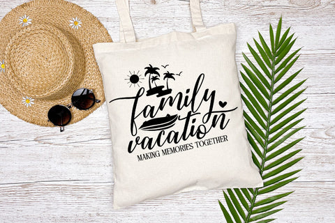 Family Vacation SVG I Travel SVG I Vacation SVG Cut File SVG Happy Printables Club 