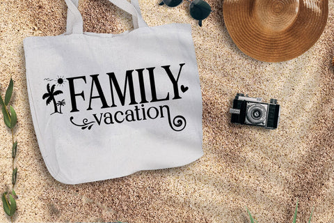 Family Vacation SVG I Travel SVG I Vacation SVG Cut File SVG Happy Printables Club 