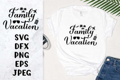 Family Vacation SVG. Summer quote shirt design SVG LaBelezoka 