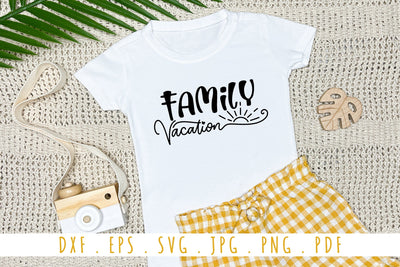 Family Vacation SVG Summer T-Shirt Design SVG dapiyupi store 