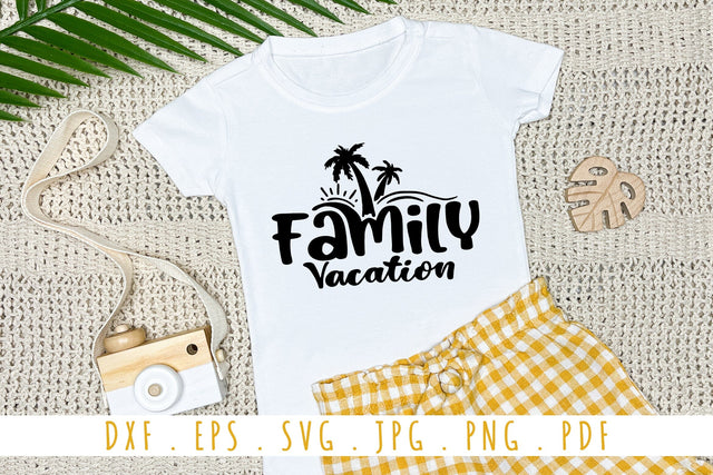 Family Vacation SVG Summer T-Shirt Design SVG dapiyupi store 