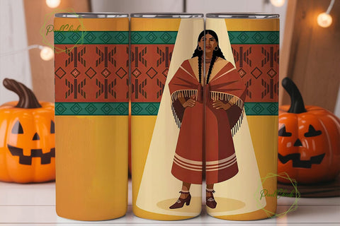 Fancy Shawl Tumbler Wrap Sublimation PixelChick 
