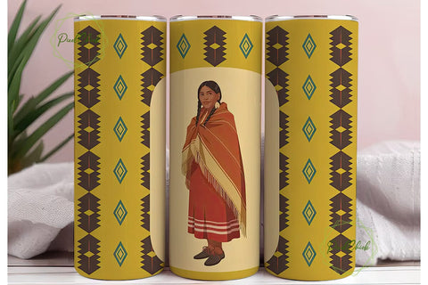 Fancy Shawl Tumbler Wrap Sublimation PixelChick 