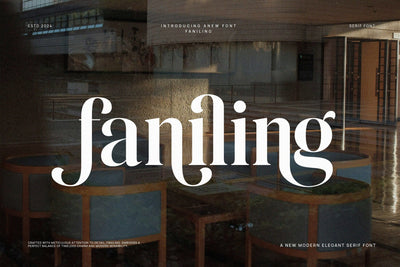 Faniling - Elegant Serif Font Font studioalmeera 