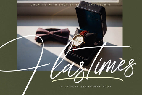 Fantaslife Radiostar - Modern Signature Font Font Letterena Studios 