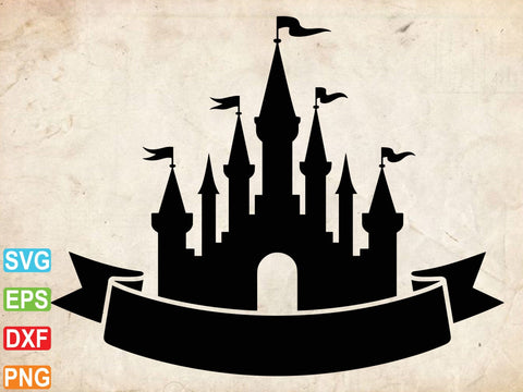 Fantasy Castle Svg, Fantasy Castle Clipart SVG Creativeart88 